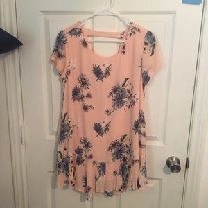 Altar’d State Pink floral dress